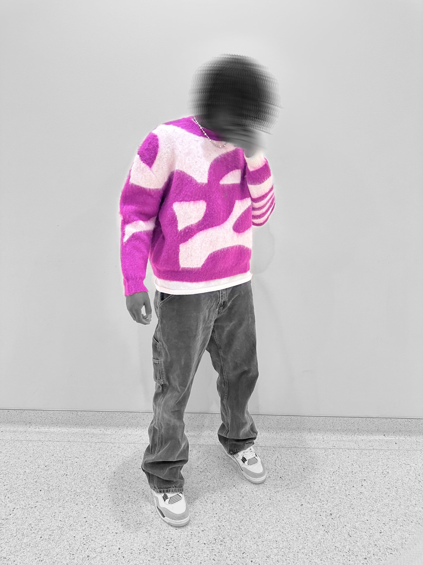 Mohair Long Sleeve (Purple)