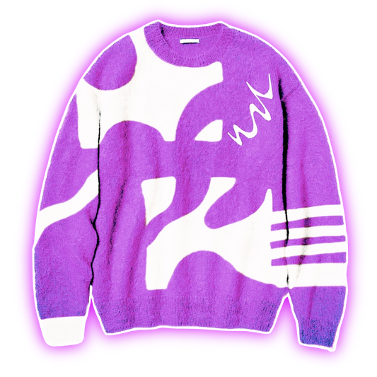 Mohair Long Sleeve (Purple)